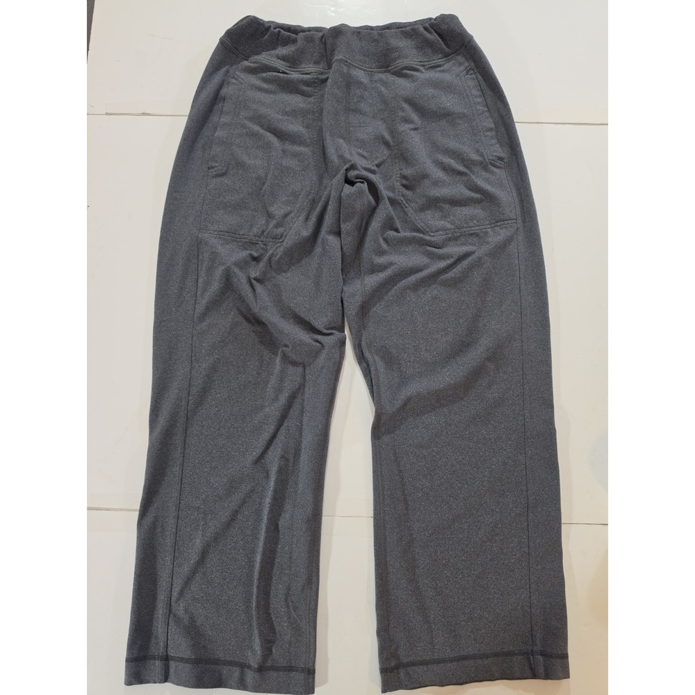 Lululemon Discipline Pant Men S Small Gray Yellow Drawstring Athletic Pants 30"